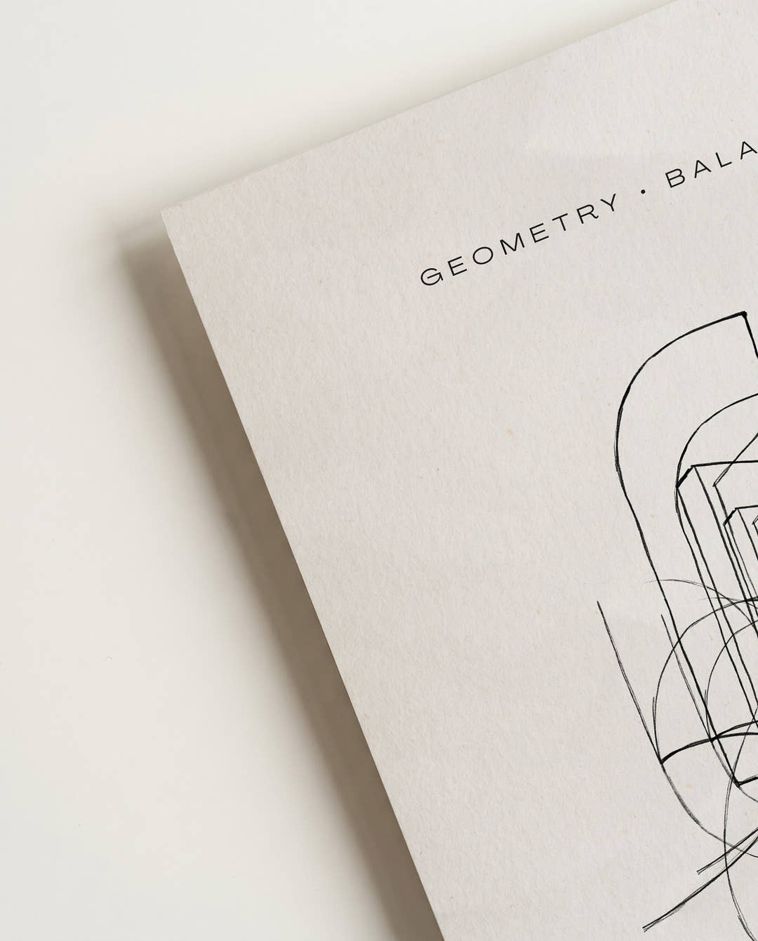Geometrie Skizze Dekorationsposter – Concept Archive