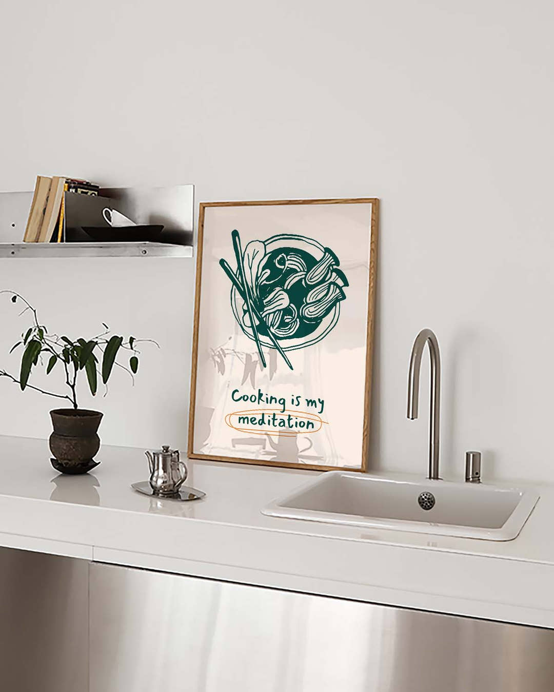 Cooking Is My Meditation Poster – Cooking Is My Meditation