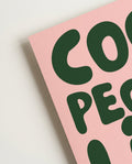 Cool people live here | Typografie Poster