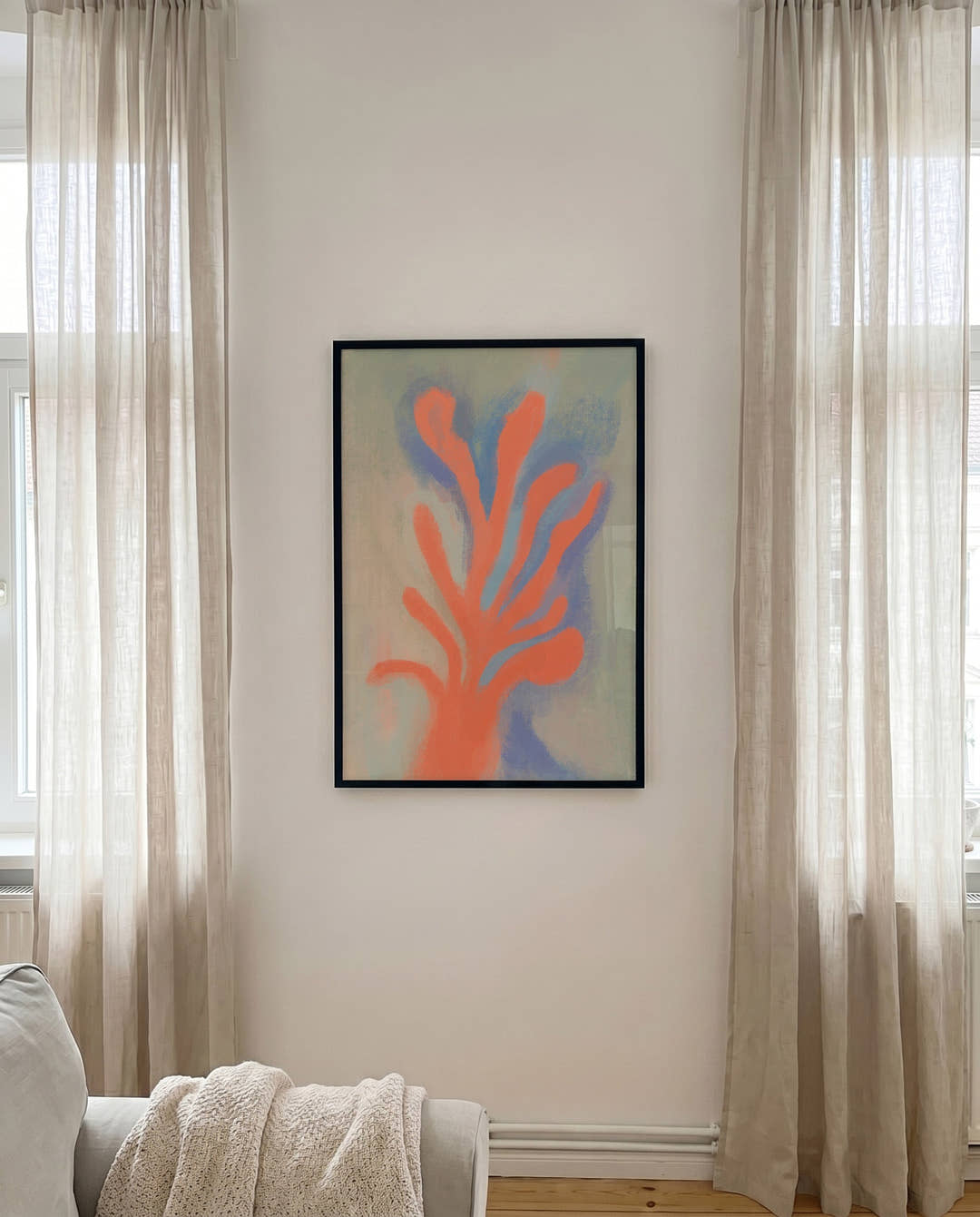 Coral Thought | Modern Abstrakt Poster