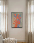 Coral Thought | Modern Abstrakt Poster