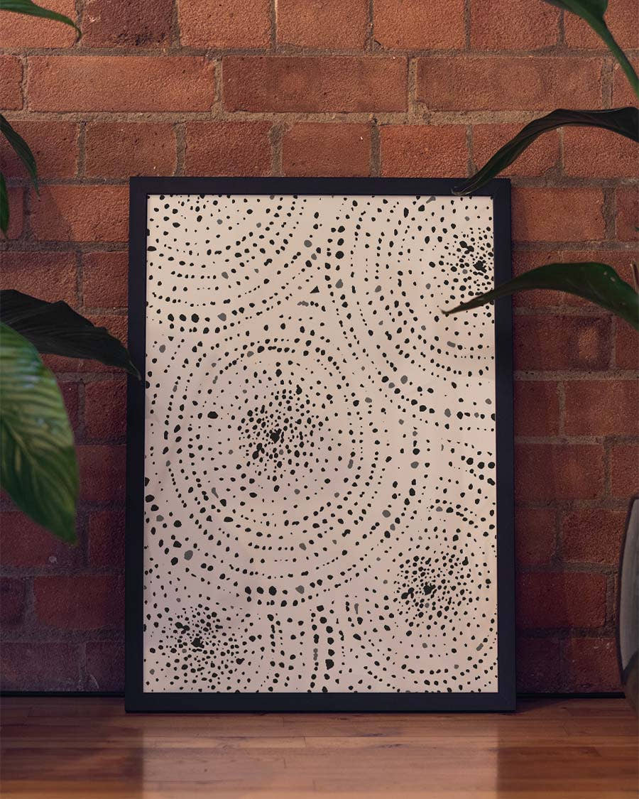 Kosmisches Punkt Poster – Cosmic Dot Constellation