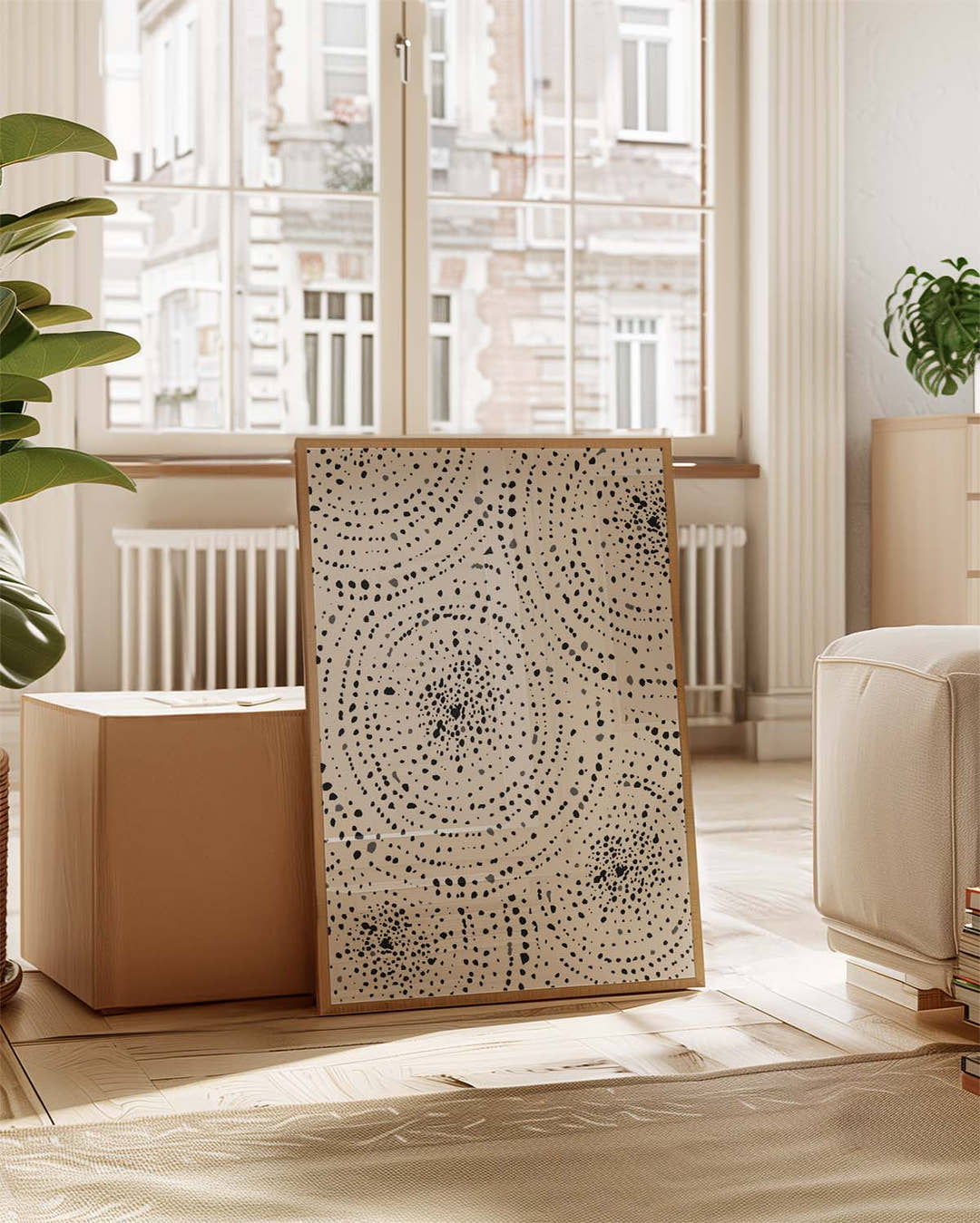 Kosmisches Punkt Poster – Cosmic Dot Constellation