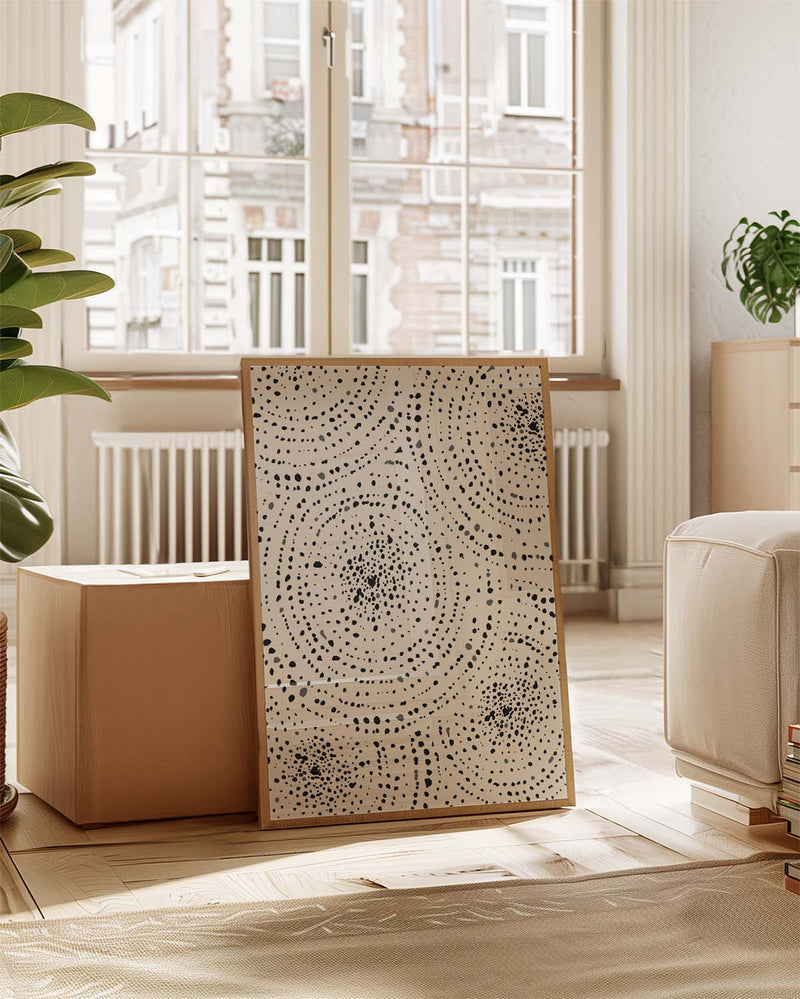 Kosmisches Punkt Poster – Cosmic Dot Constellation