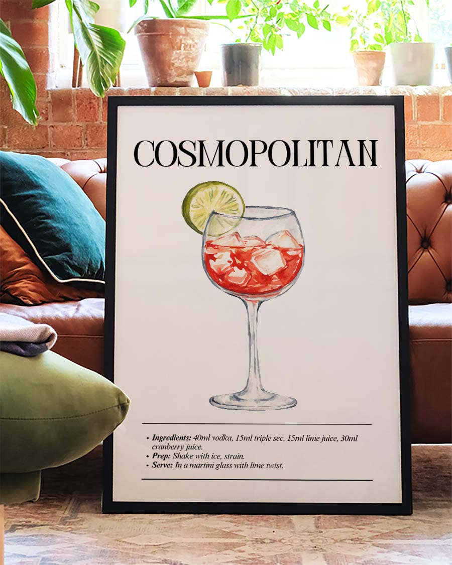 Cosmopolitan Cocktail Poster – Cosmopolitan