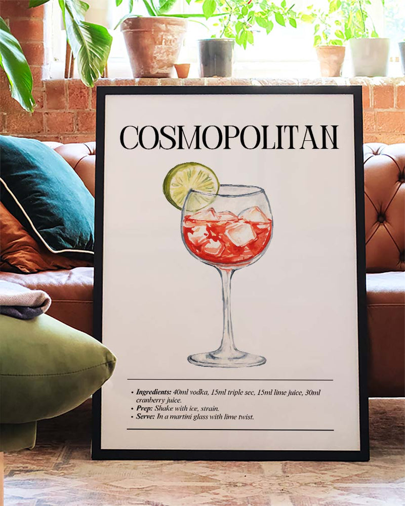 Cosmopolitan Cocktail Poster – Cosmopolitan
