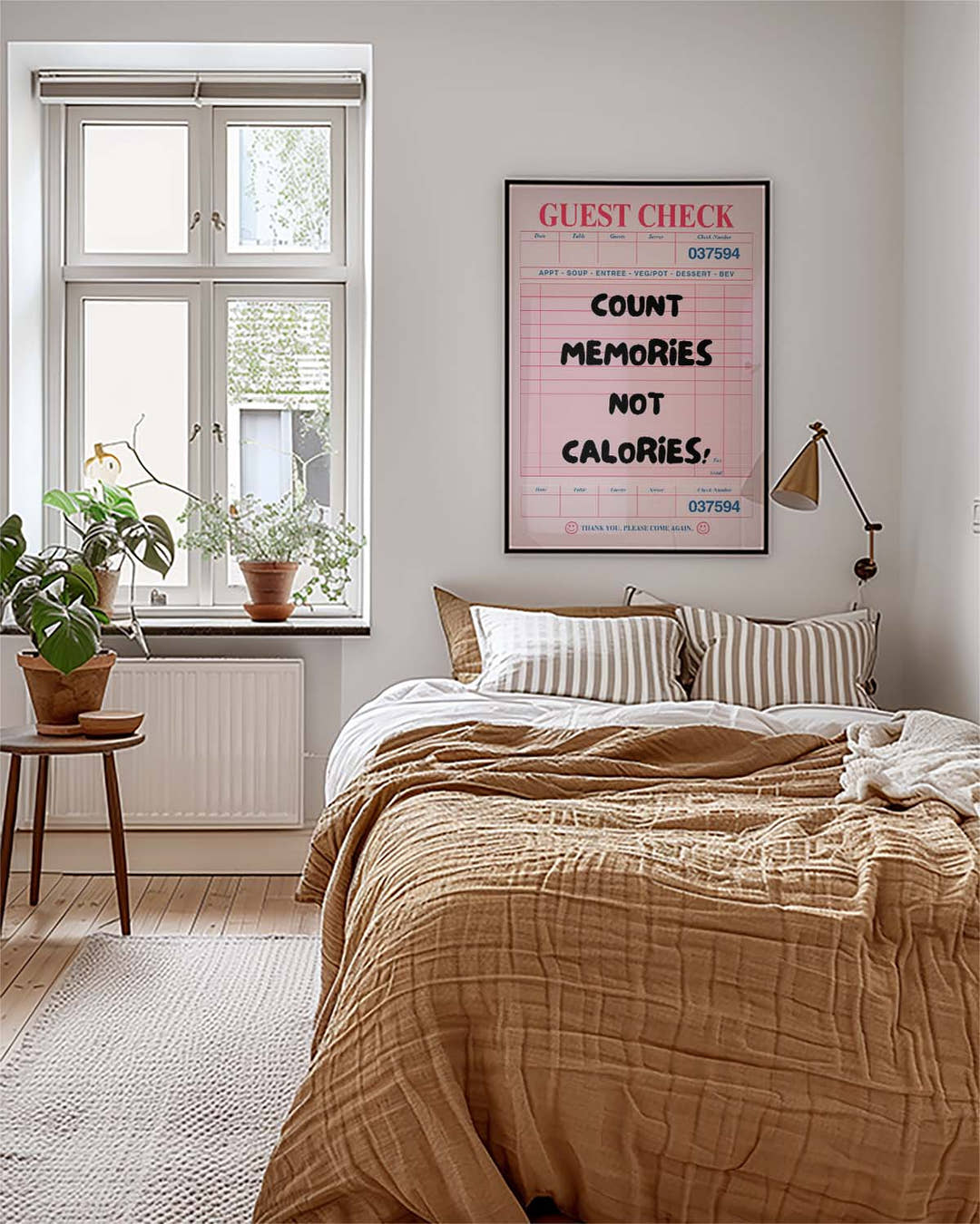 Count Memories Typografie Poster – Count Memories