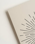 Sonne Mond Poster minimalistisch – Crescent Sun Radiance