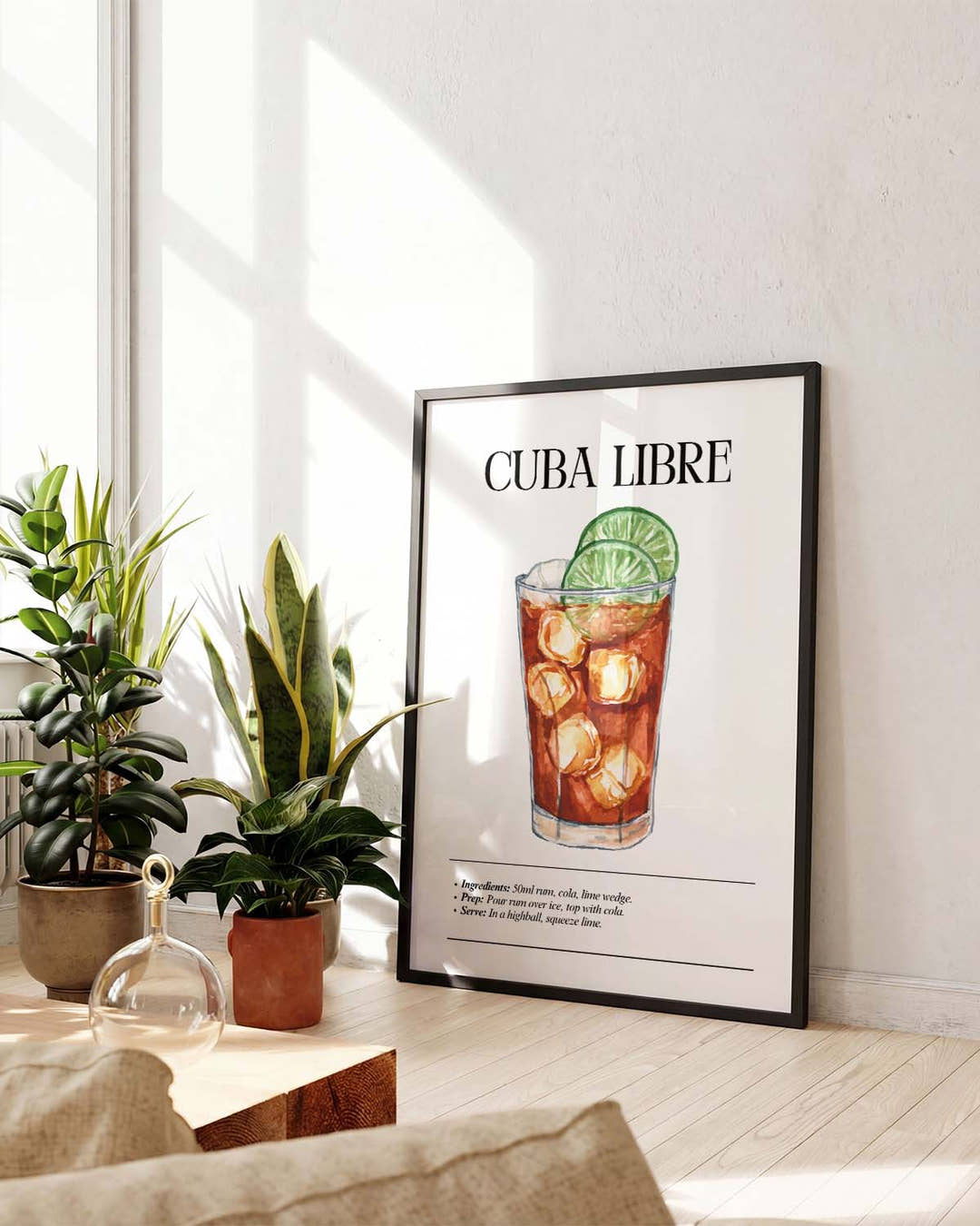 Cuba Libre Cocktail Poster – Cuba Libre