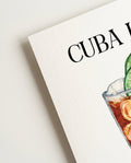 Cuba Libre Cocktail Poster – Cuba Libre
