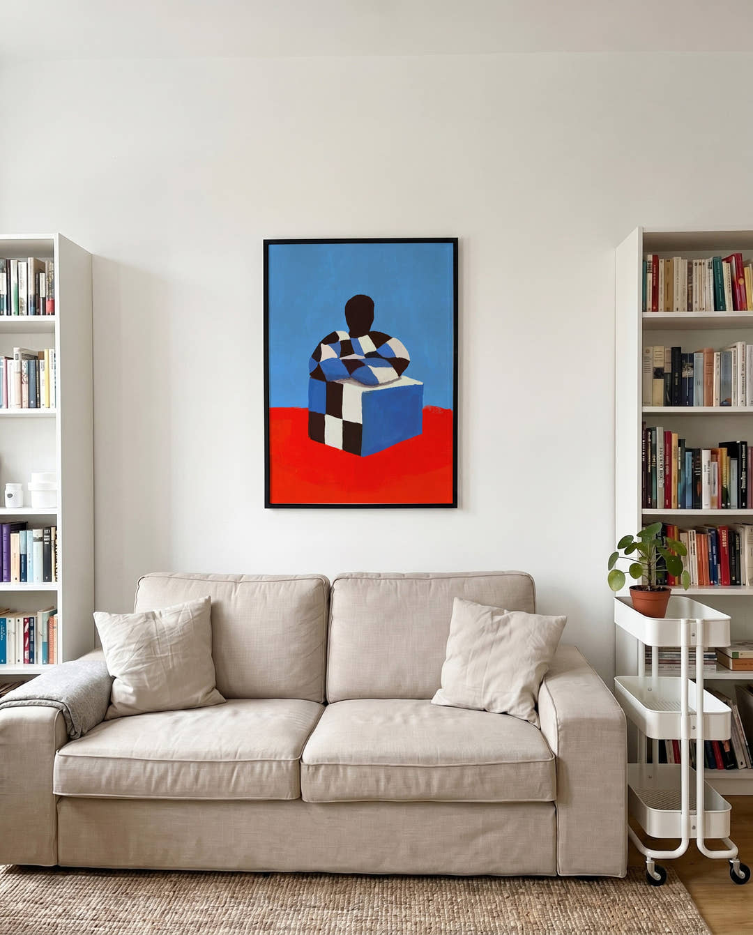 Cubed Self | Modern Abstrakt Poster