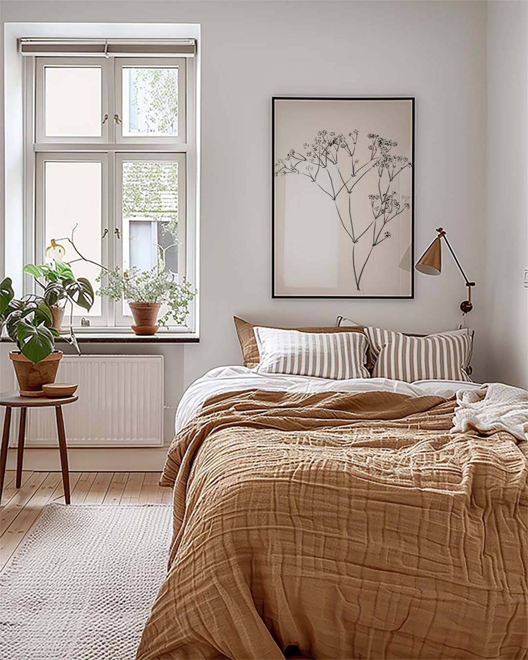 Zarte Botanische Linien Poster – Delicate Botanic Line