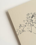 Zartes Botanisches Skizzen Poster – Delicate Botanic Sketch