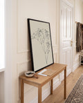 Zartes Botanisches Skizzen Poster – Delicate Botanic Sketch