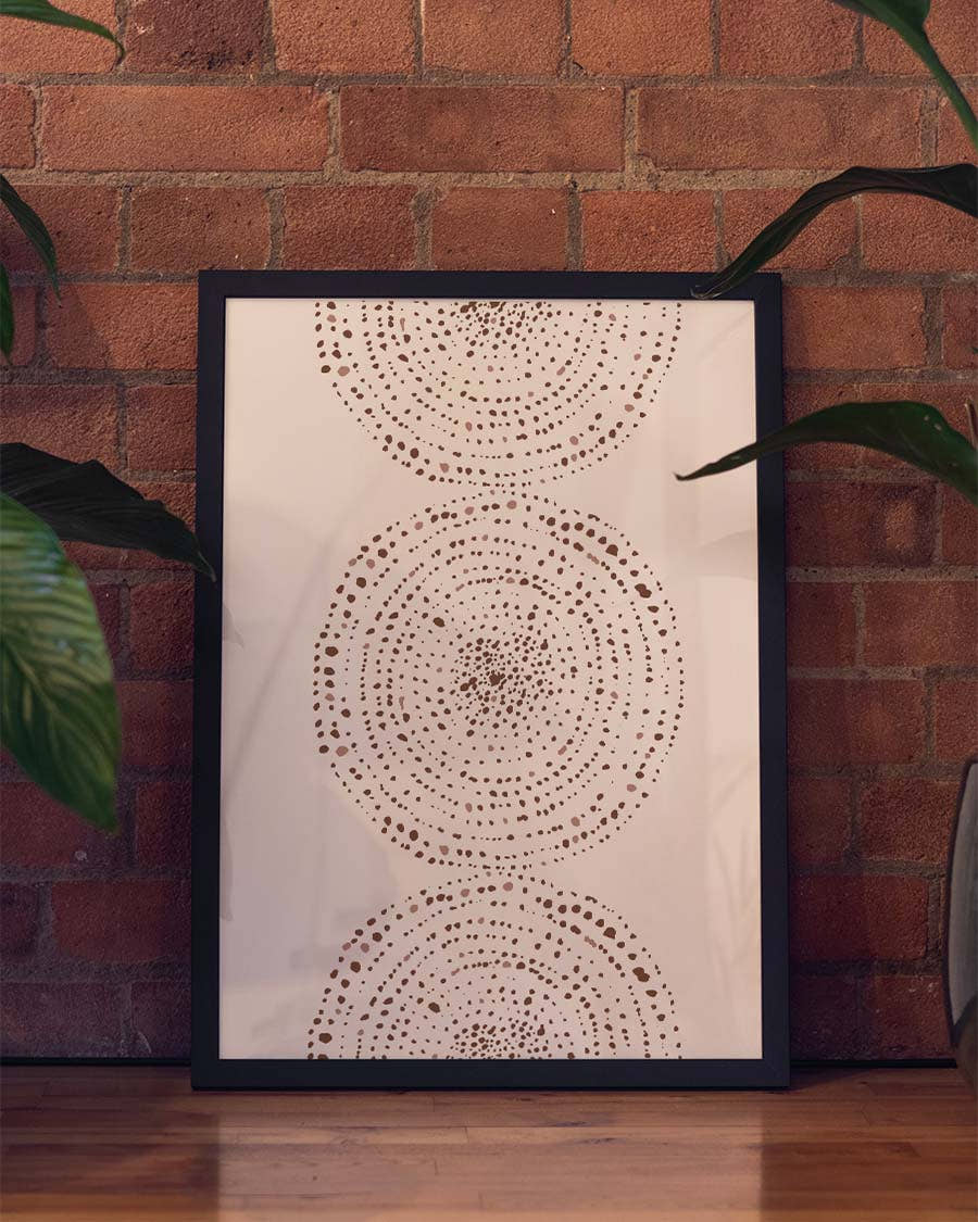 Mandala Poster modern – Dotted Mandala Modern