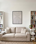 Minimalistisches Bogen Poster – Double Arch Rhythm