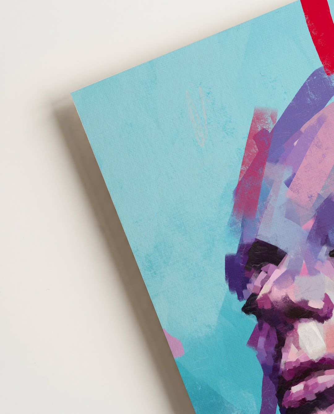 Drowning in Paint | Expressionistisches Porträtposter