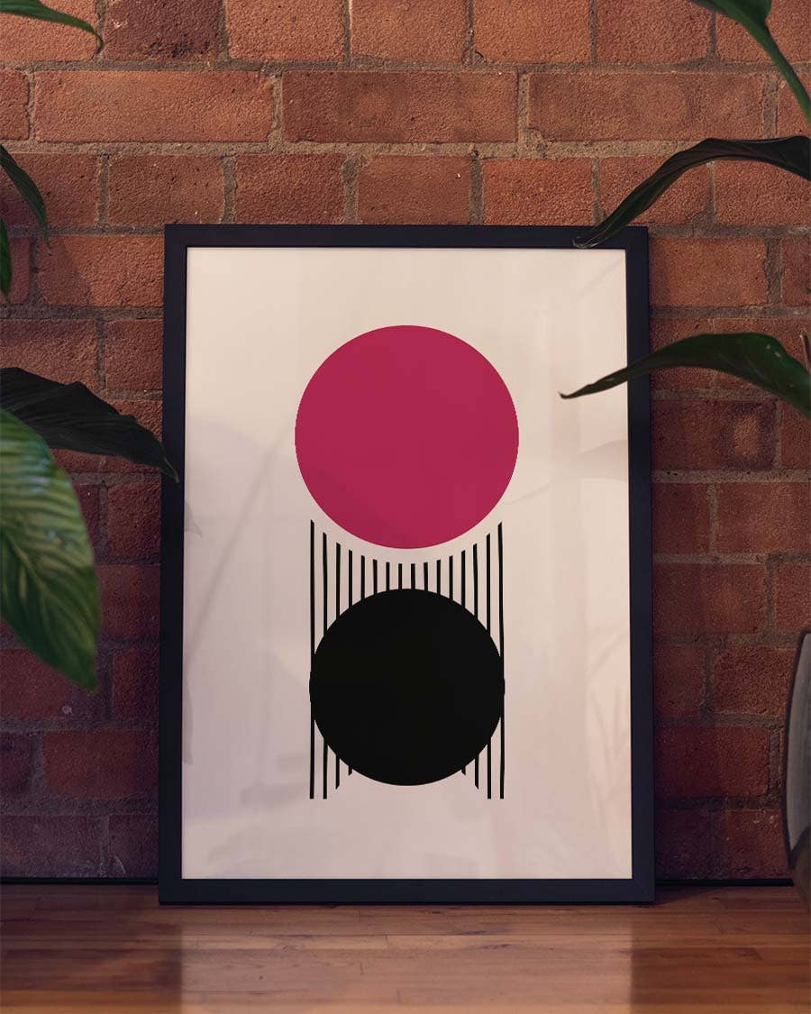 Dual Circles Poster