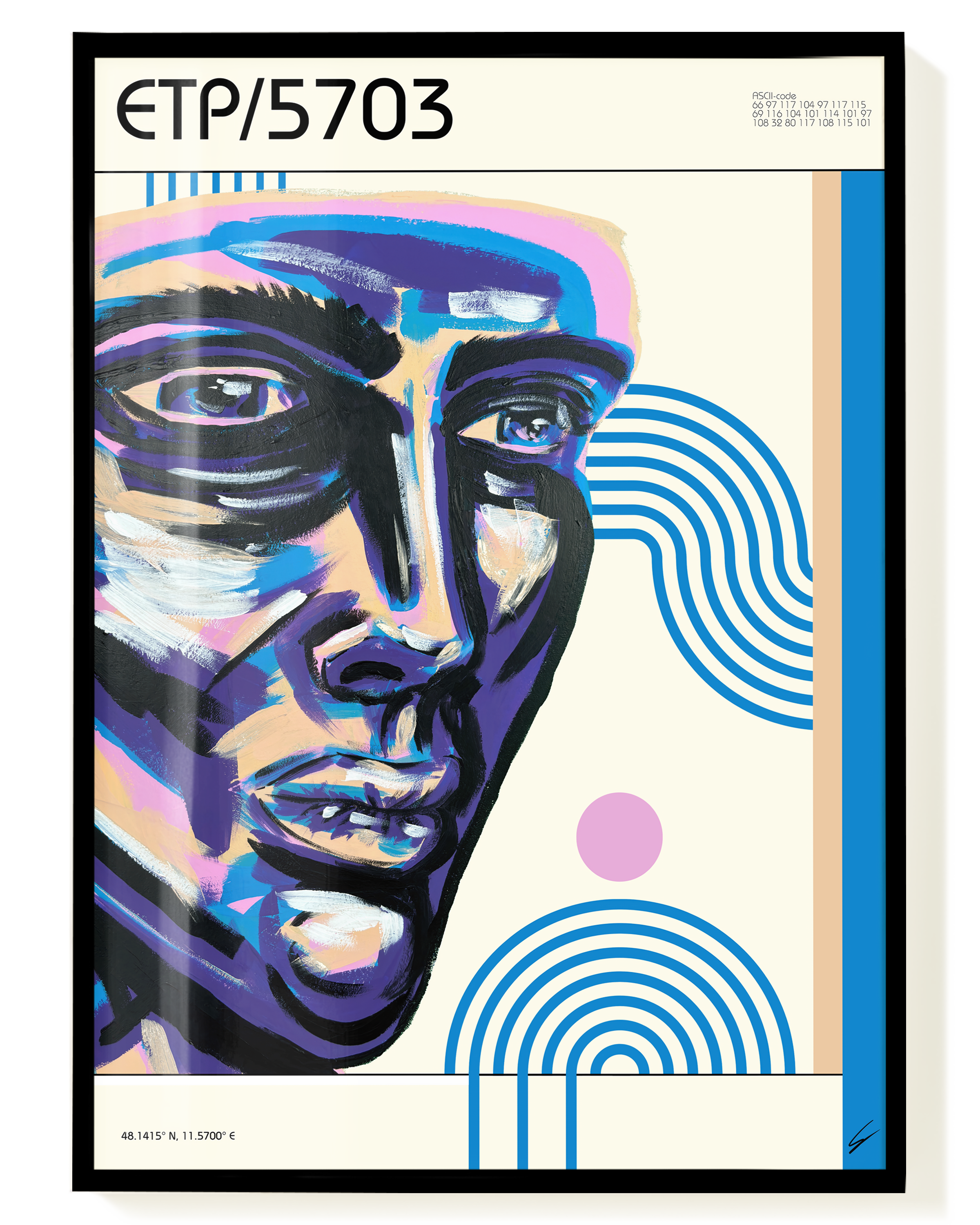 ETP/5703 Poster – Handmade Expression Art | Wallera®
