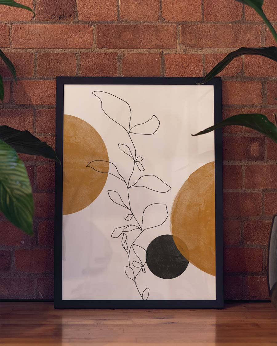 Erdige Balance Poster – Earthy Balance Composition