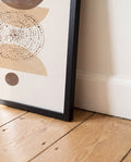Erdige Geometrische Balance Poster – Earthy Geometric Stack
