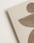 Geometrisches Erdton Poster – Earthy Geometric Stack