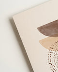 Erdige Geometrische Balance Poster – Earthy Geometric Stack