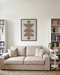 Geometrisches Erdton Poster – Earthy Geometric Stack