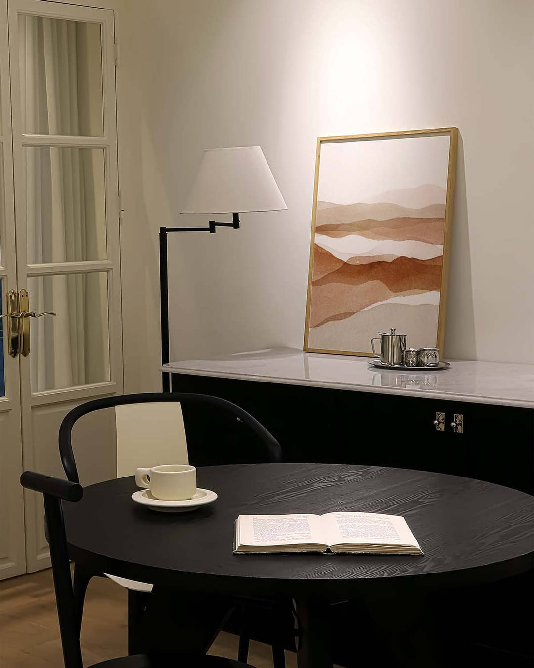 Erdiges Landschaft Poster – Earthy Horizon Flow