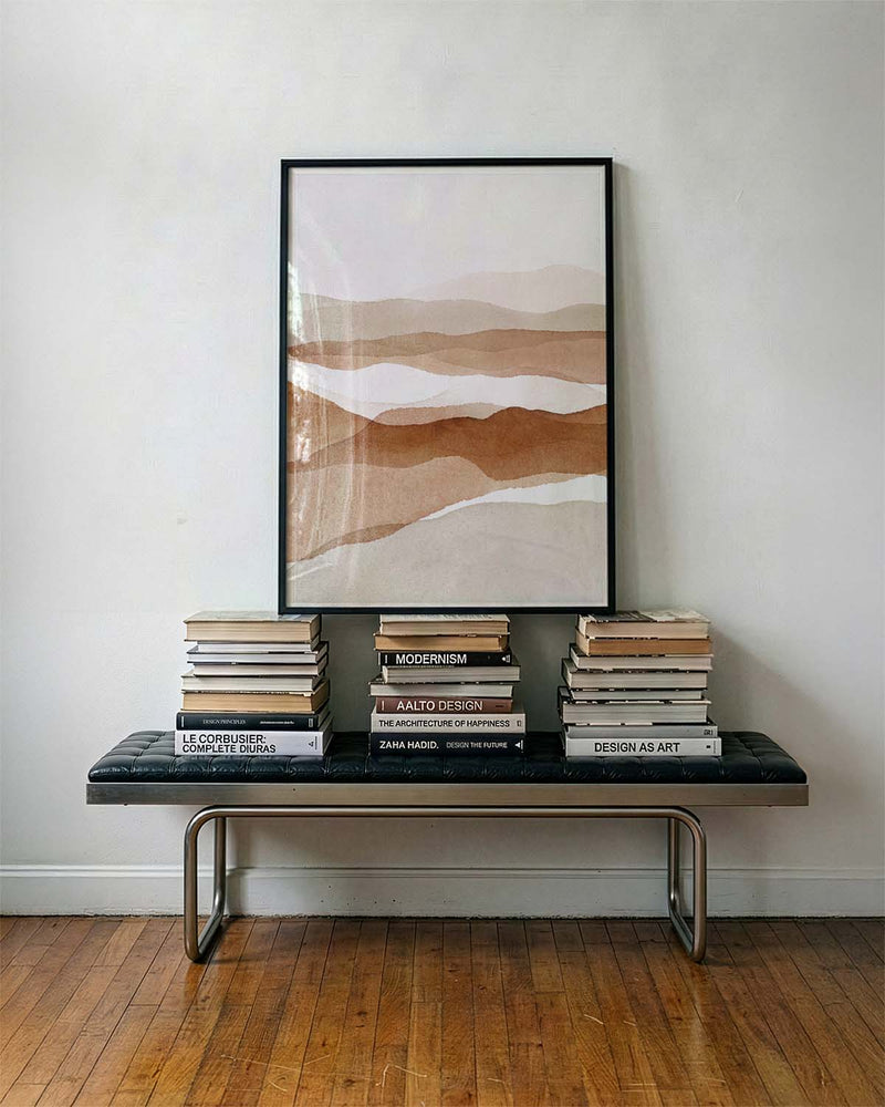 Erdiges Landschaft Poster – Earthy Horizon Flow