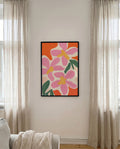 Éclat Fleuri | Florale Illustration Poster