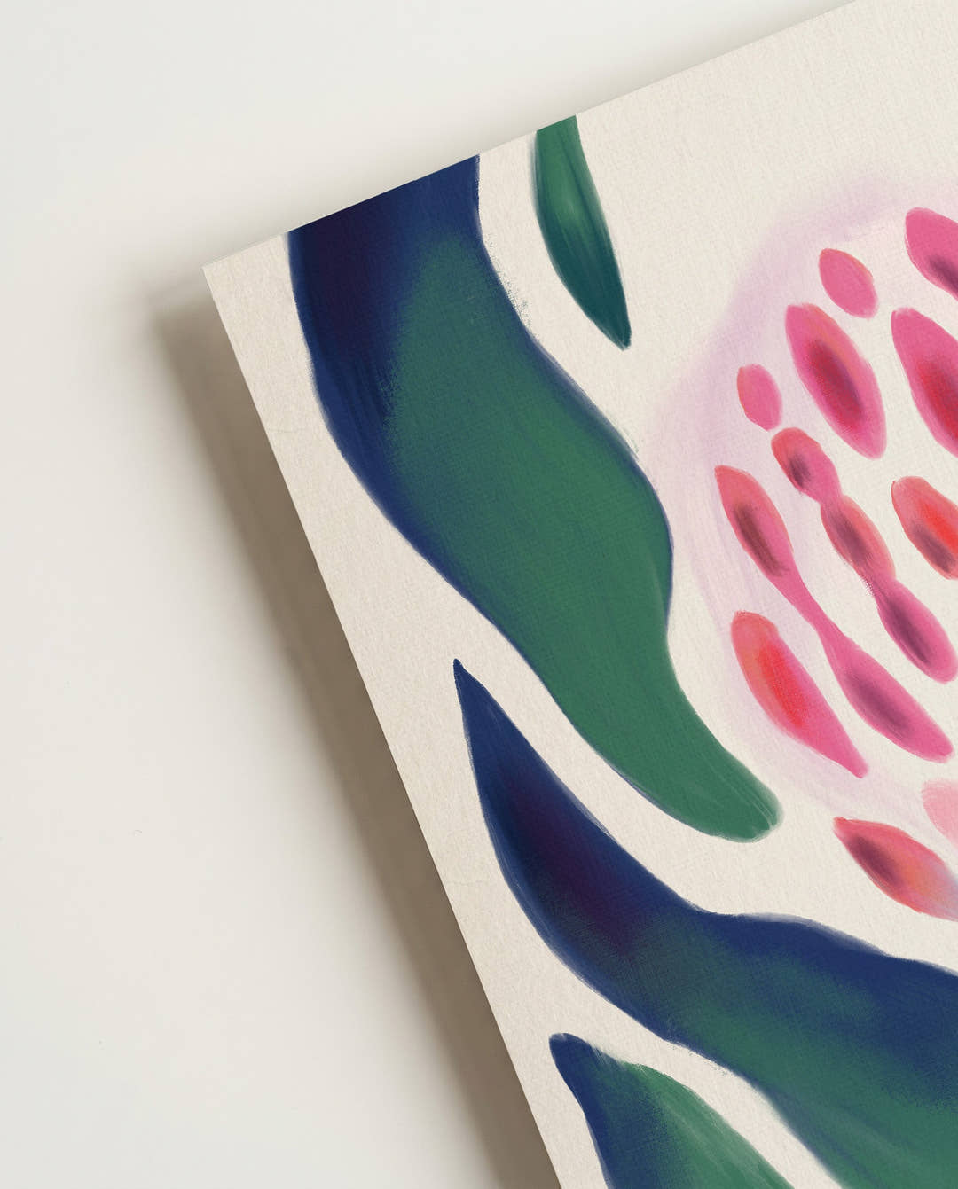 Éclosion Abstraite | Florale Illustration Poster
