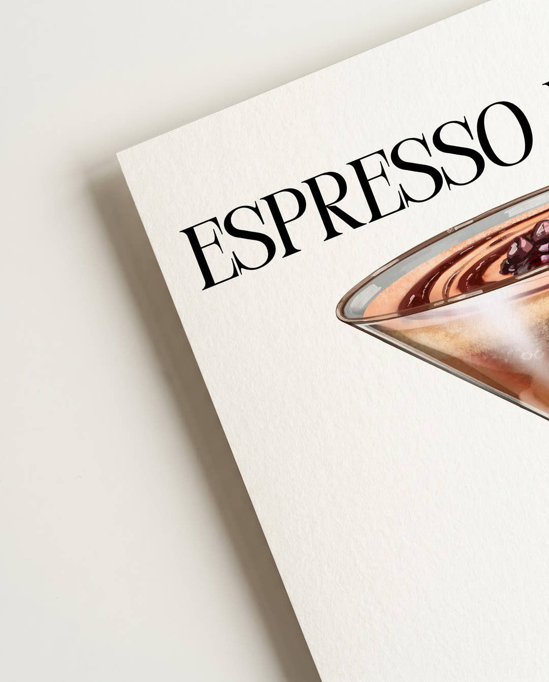 Espresso Martini Cocktail Poster – Espresso Martini