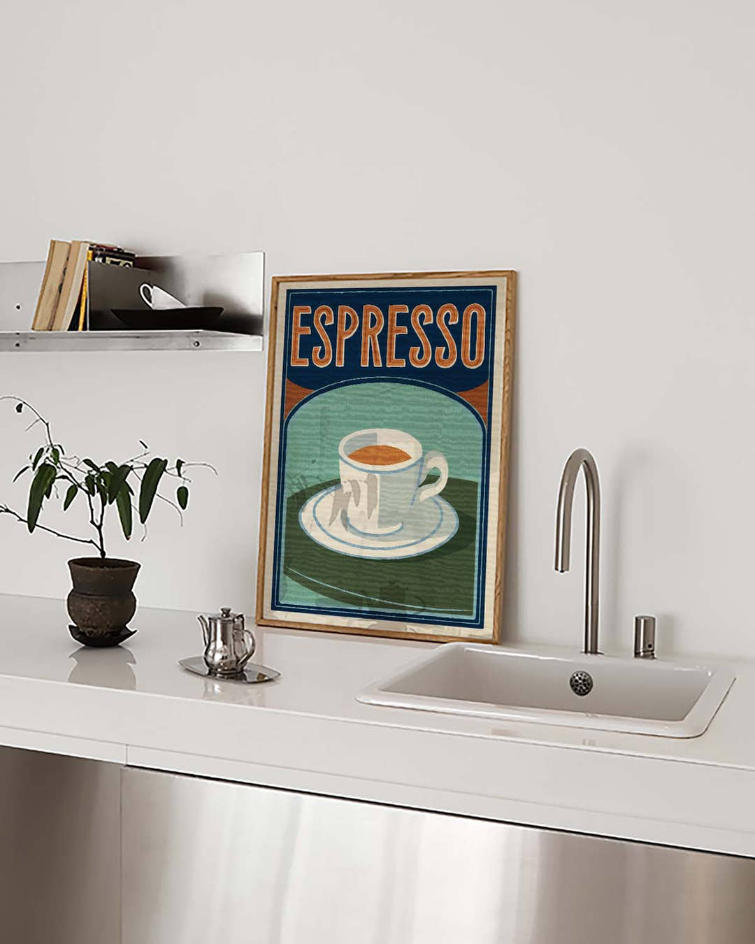 Vintage Espresso Coffee Poster – Espresso Vintage Poster