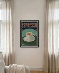 Vintage Espresso Coffee Poster – Espresso Vintage Poster
