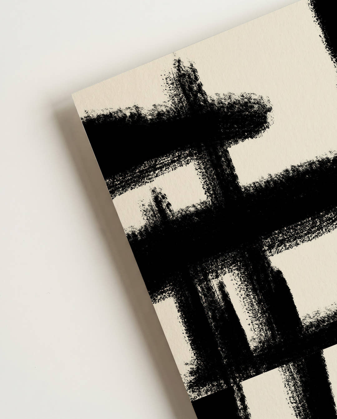 Expressives Schwarzes Pinsel Poster – Expressive Black Brush