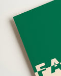 Faded | Modernes Farbflächen-Poster