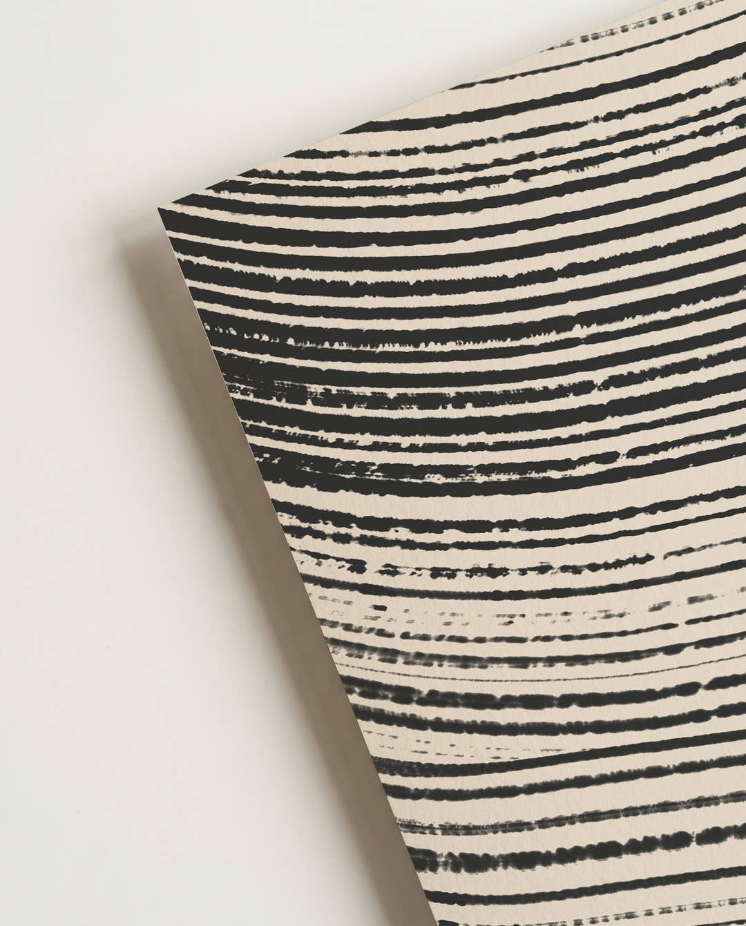 Abstraktes Linien Poster modern – Feine Linienstruktur