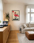 Flamingo | Handmade Poster