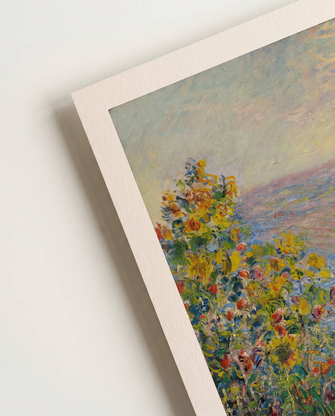Flower Beds at Vétheuil – Claude Monet | Kunstposter