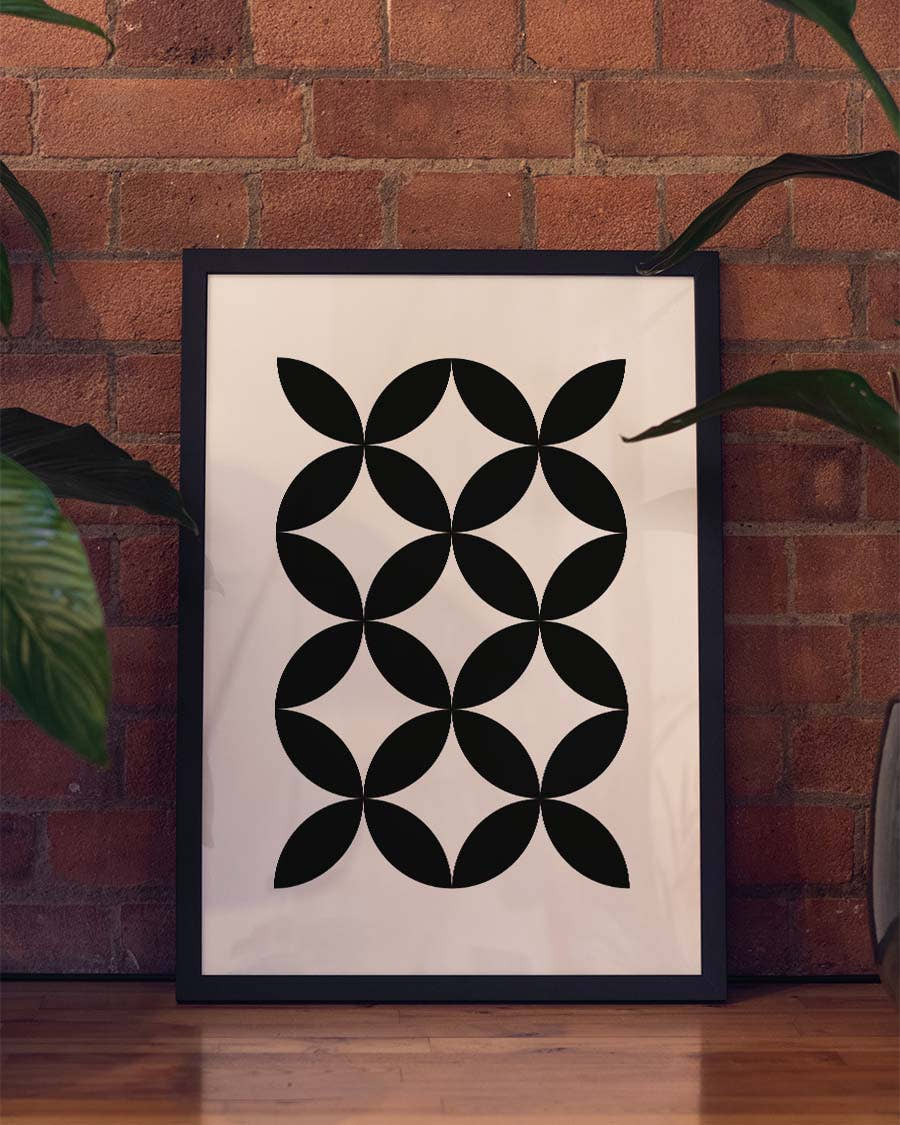 Flower Geometry Poster