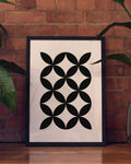 Flower Geometry Poster