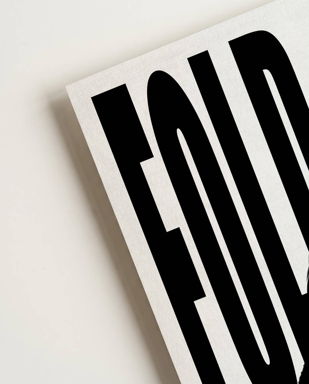 Fold | Modernes Figuren-Poster