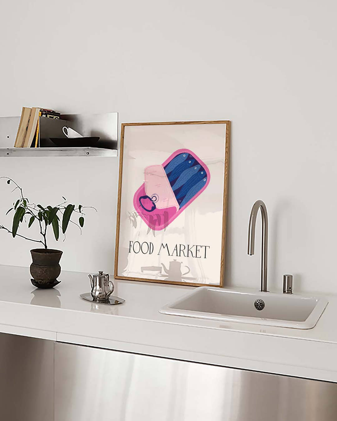 Food Market Illustration Poster – Food Market