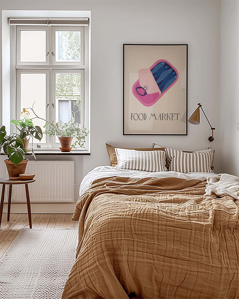 Food Market Illustration Poster – Food Market