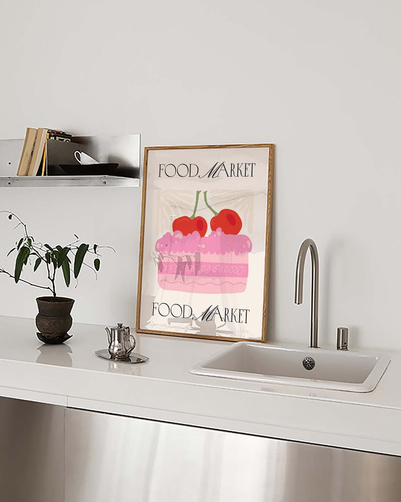 Food Market Cake Poster – Food Market Cake