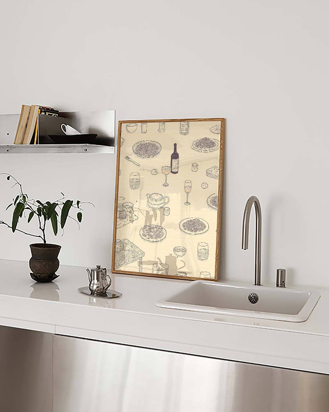 Food Pattern Küchenposter – Food Pattern