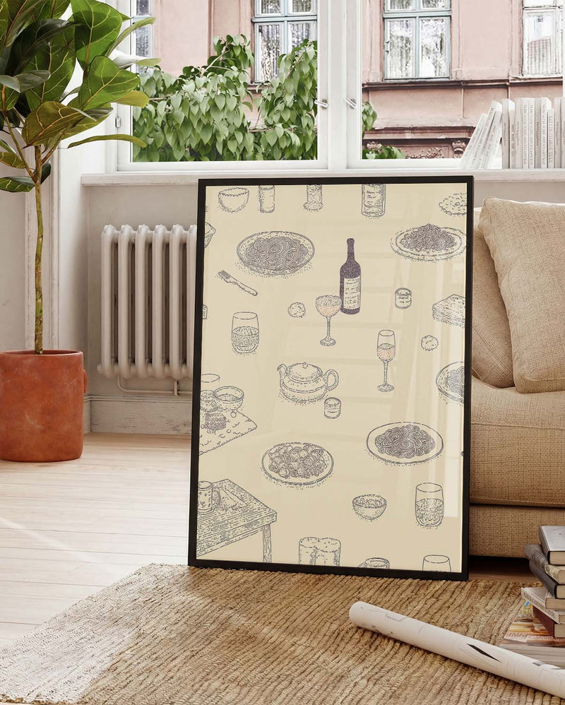 Food Pattern Küchenposter – Food Pattern