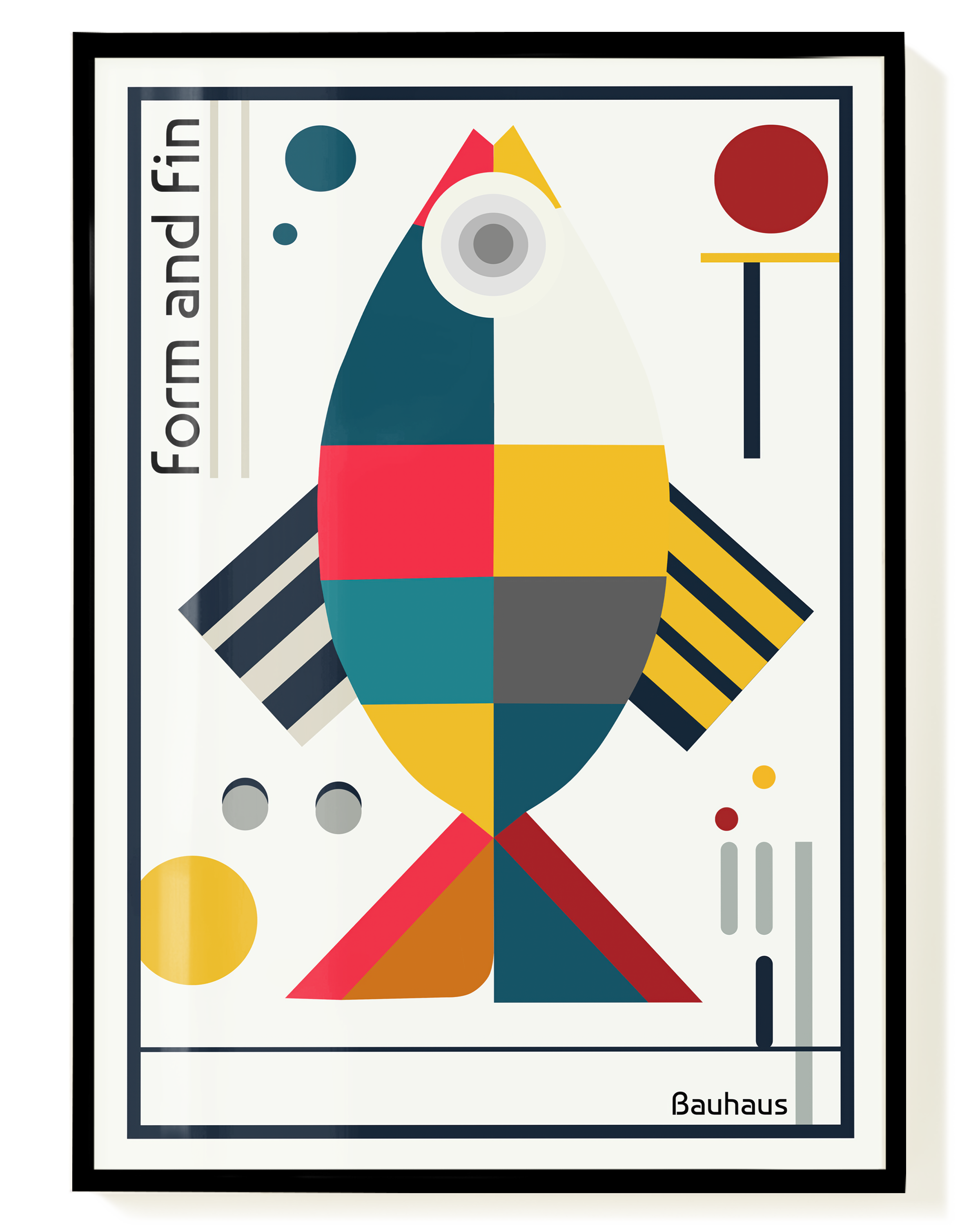 Form and Fin | Bauhaus Poster – Wallera®