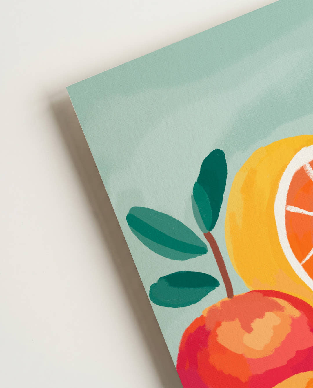 Fruit Smash | Moderne Obst-Illustration Poster
